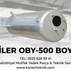 Öztiryakiler OBY-500 bulaşık makinesi boyler tankı (durulama suyu ısıtıcı) orijinal yedek parça.